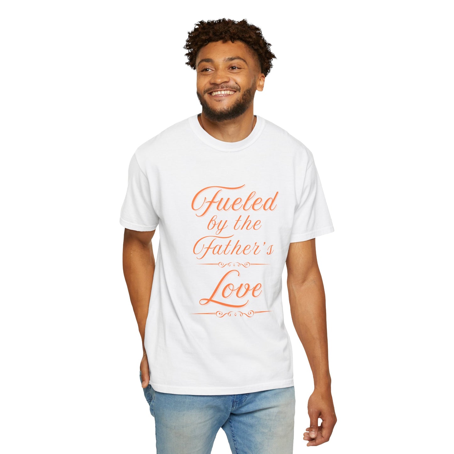 A Selection of "Fueled by the Father's Love"  Unisex T-Shirt