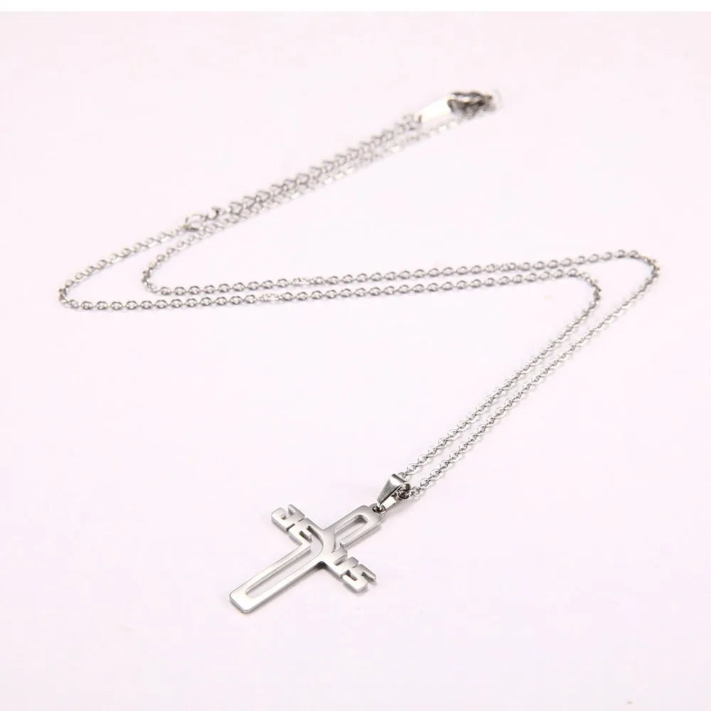 A Selection of Stainless Steel Christian  necklaces Both for Men And Women