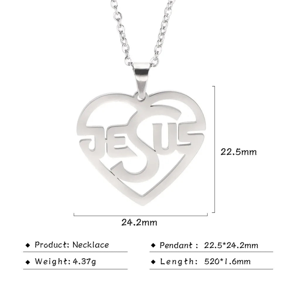 A Selection of Stainless Steel Christian  necklaces Both for Men And Women