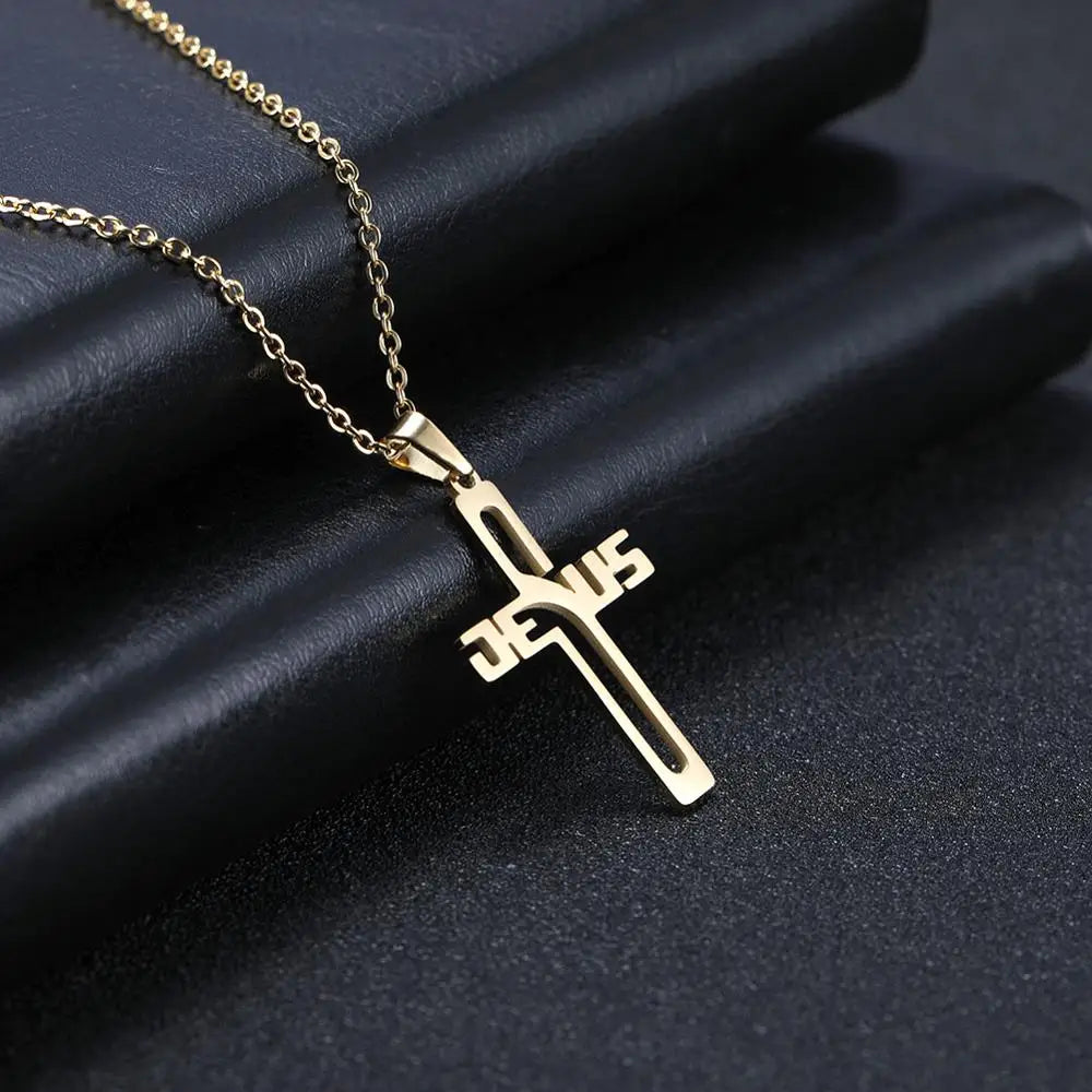 A Selection of Stainless Steel Christian  necklaces Both for Men And Women