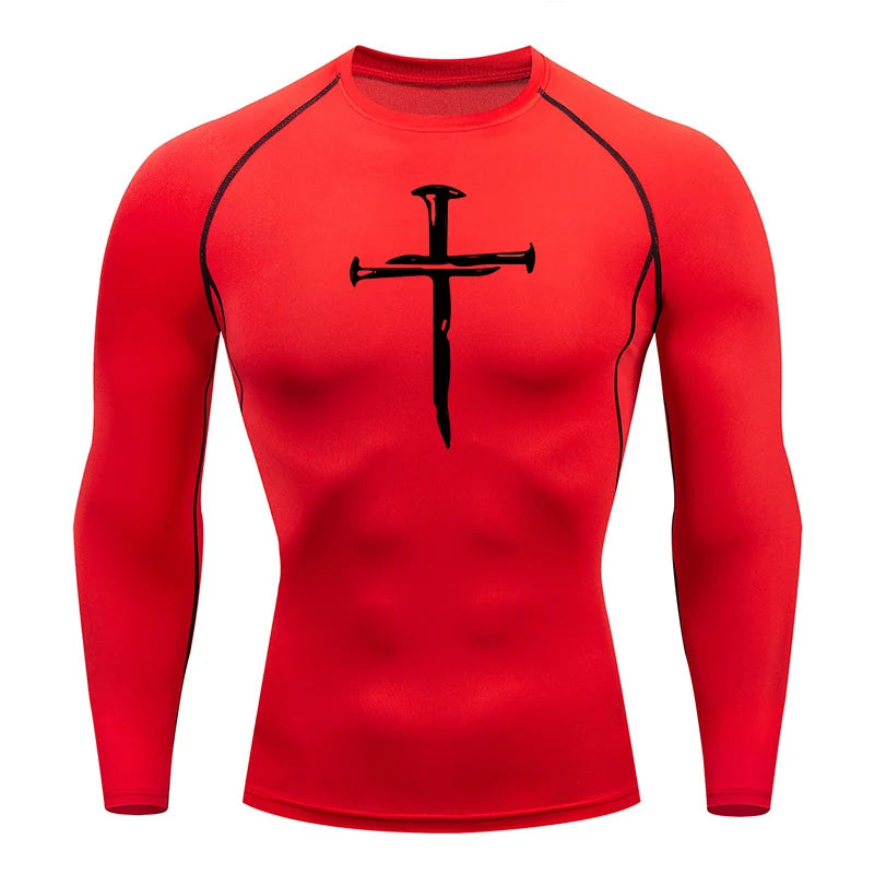 A Selection of Christian Graphic Compression Shirts for Men