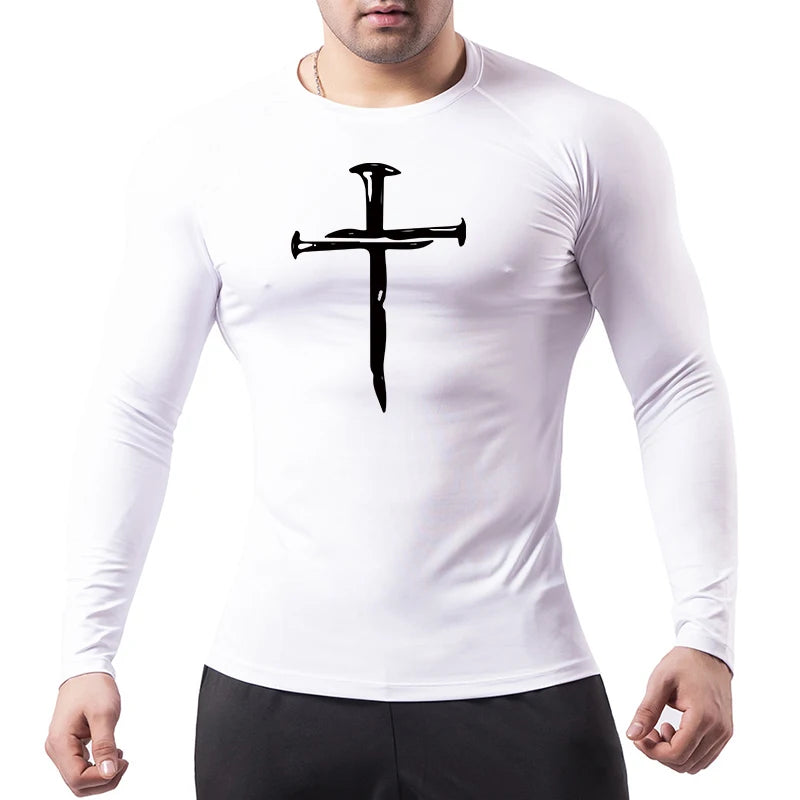 A Selection of Christian Graphic Compression Shirts for Men