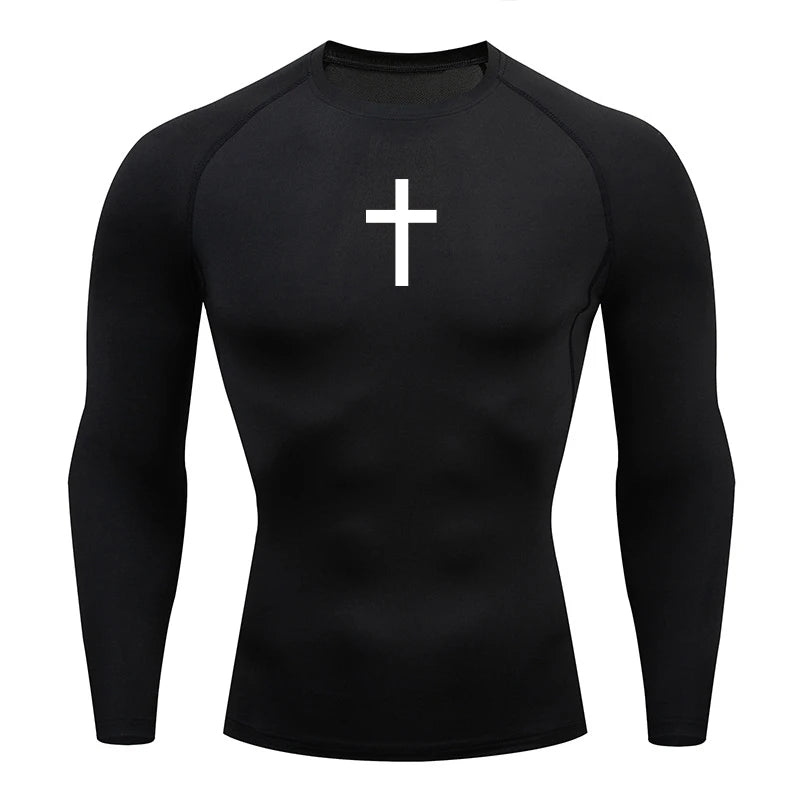 A Selection of Christian Graphic Compression Shirts for Men