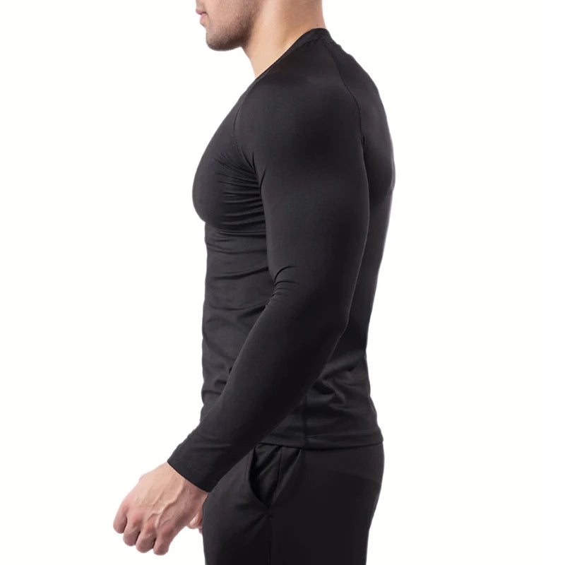 Good looking, "Cross" Print Compression Shirt for Men, [short and long sleeves]