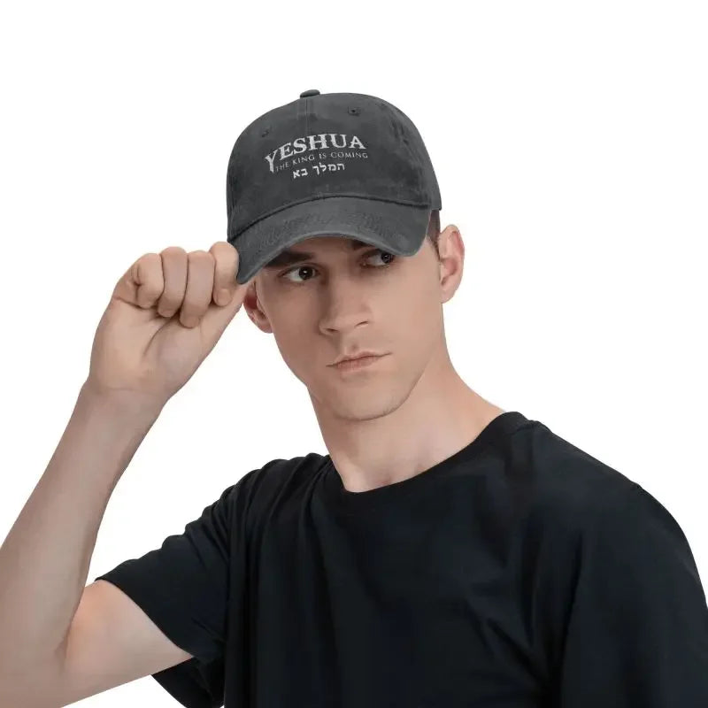 Adjustable Cotton Unisex, Yeshua Jesus Baseball Cap