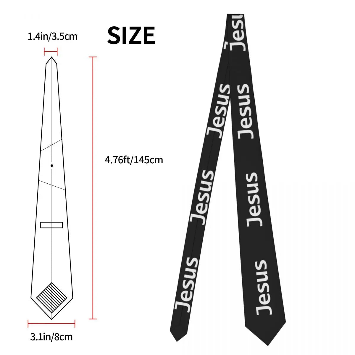 Choose from a variety of CLASSIC NECK TIES, DECLARING AND MAGNIFYING JESUS !