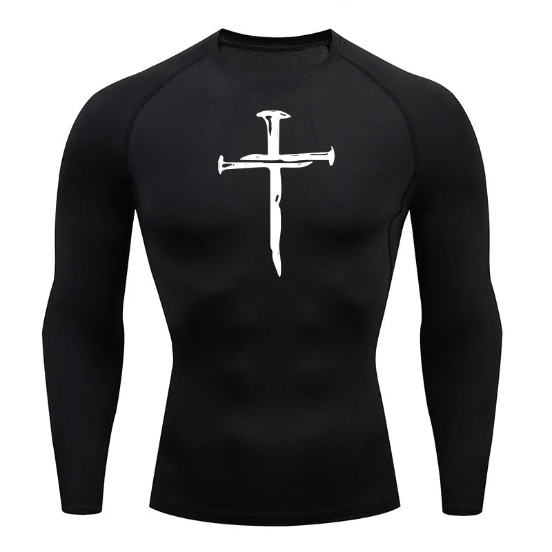 A Selection of Christian Graphic Compression Shirts for Men