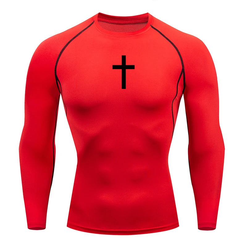 A Selection of Christian Graphic Compression Shirts for Men