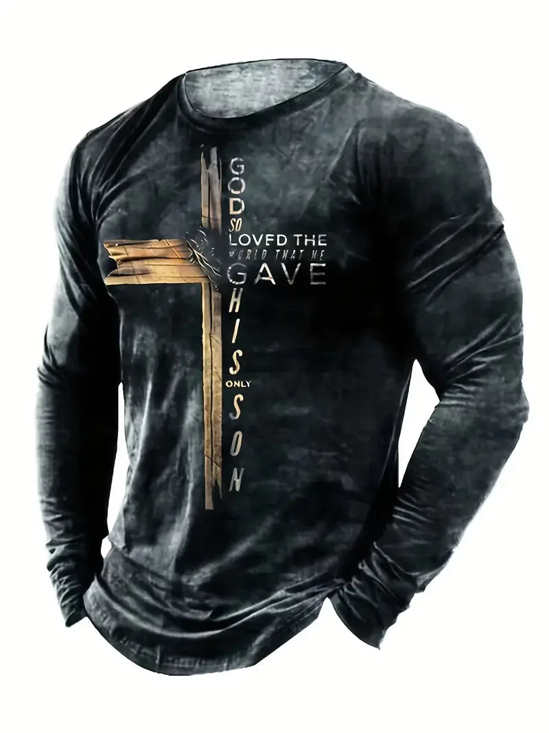 A Selection of Christian  Men's T-Shirt! [Long Sleeve]