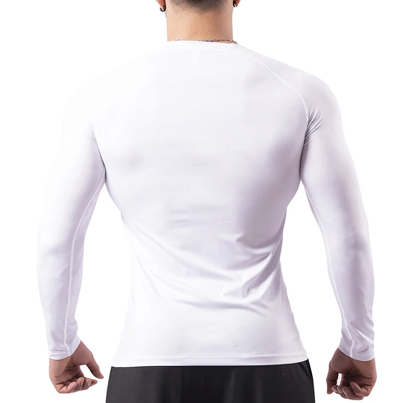 Good looking, "Cross" Print Compression Shirt for Men, [short and long sleeves]