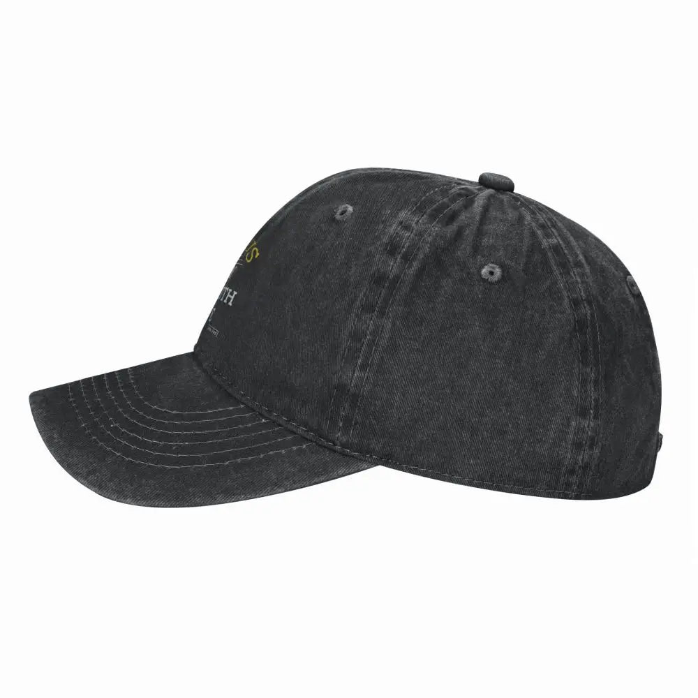 A Unisex, Jesus The Way Truth Life,  Denim Baseball Cap