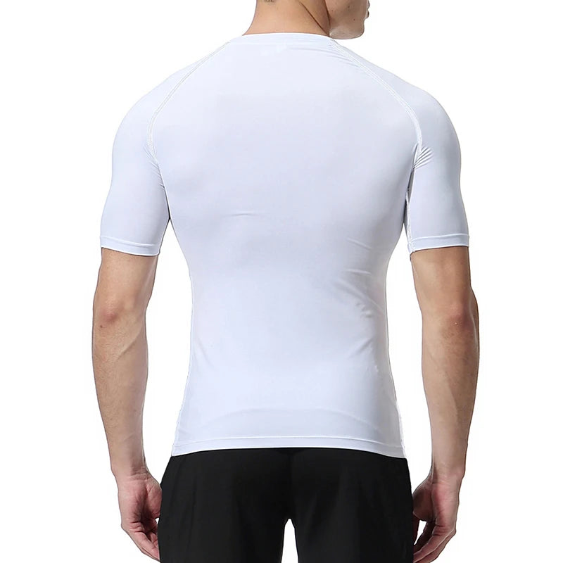 Good looking, "Cross" Print Compression Shirt for Men, [short and long sleeves]