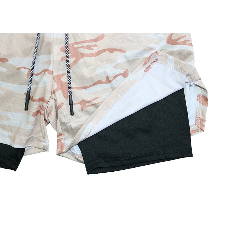 Men’s Performance Shorts, Adorned with Angel Cross and Bible Verse!