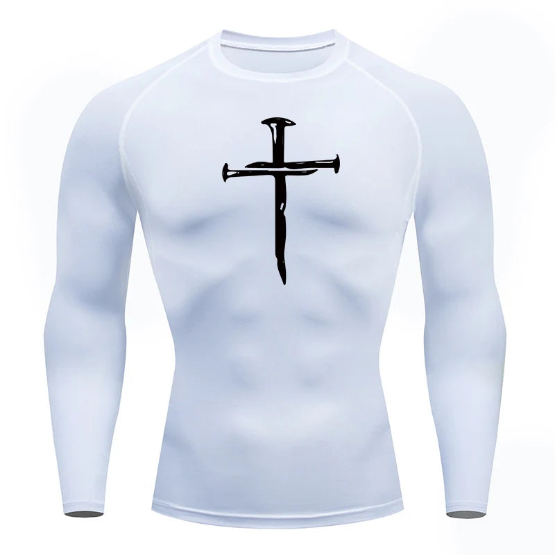 A Selection of Christian Graphic Compression Shirts for Men