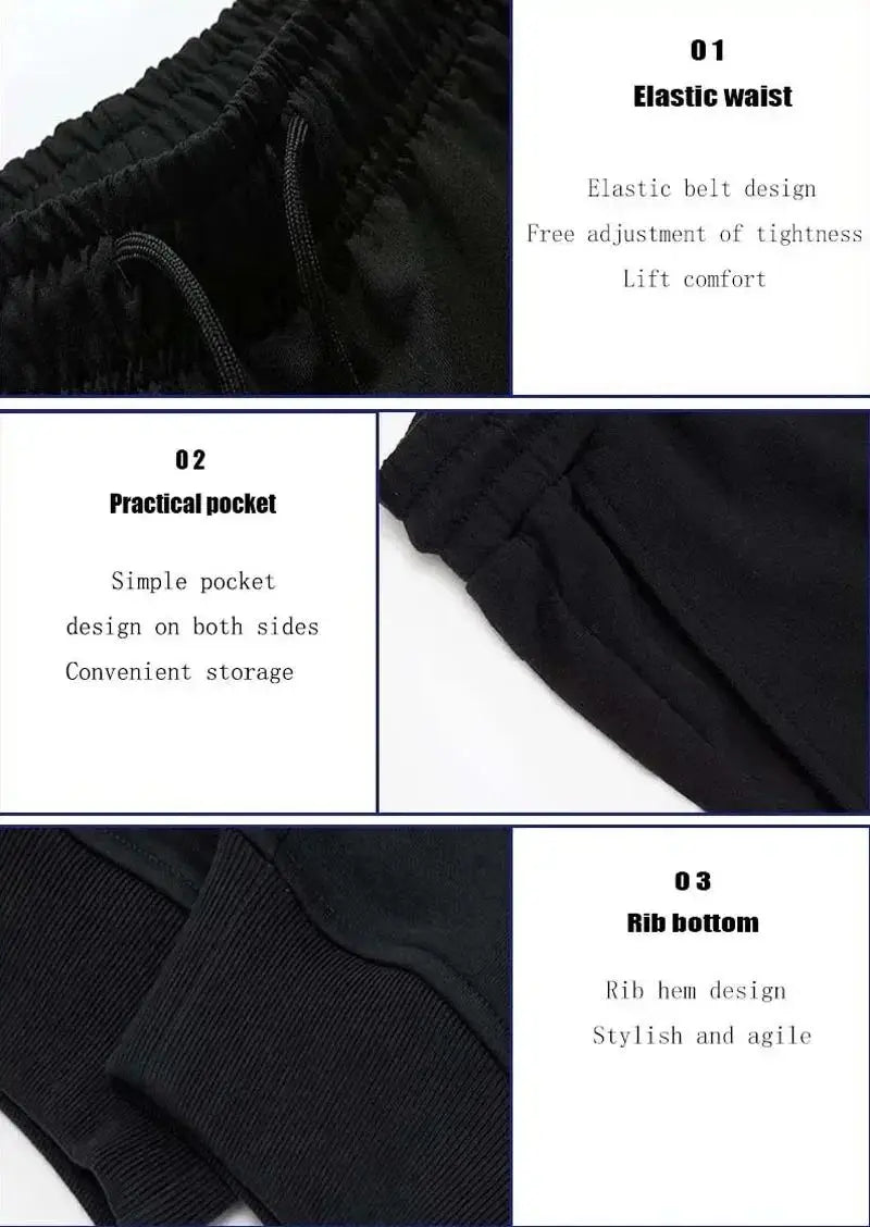 Men Pant 2024 Spring Autumn I believe in Christian Jesus Print Series Drawstring Casual Simple Loose Sports Jogging Pants