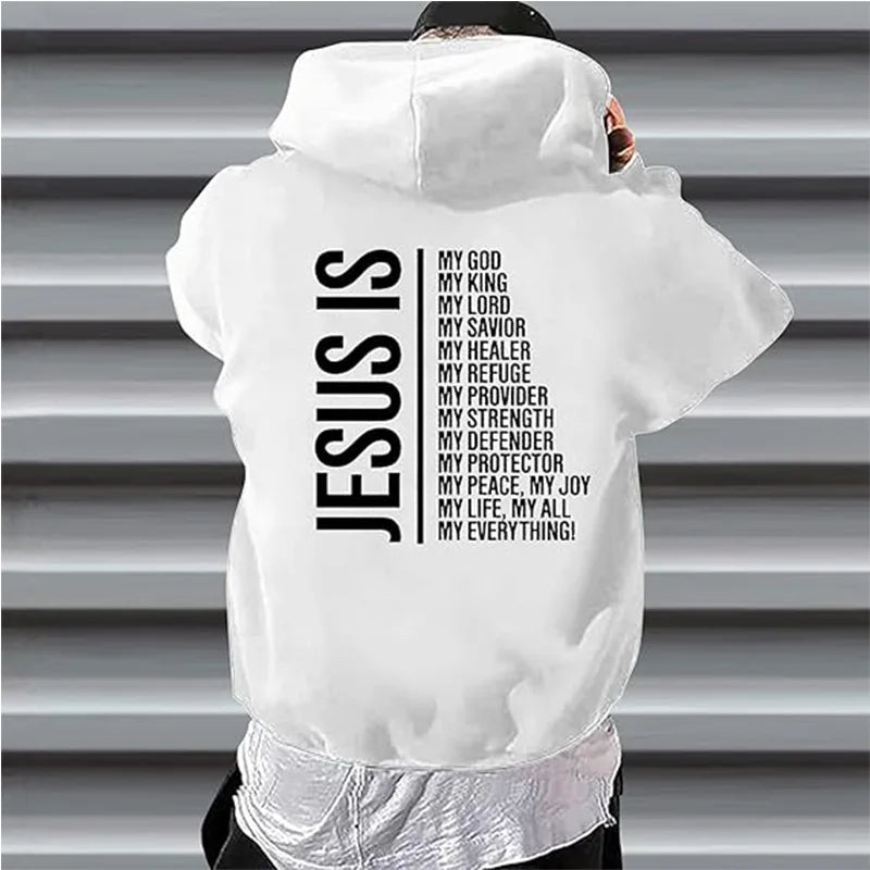 Jesus is My Everything My God My Lord... Men's Hoodie