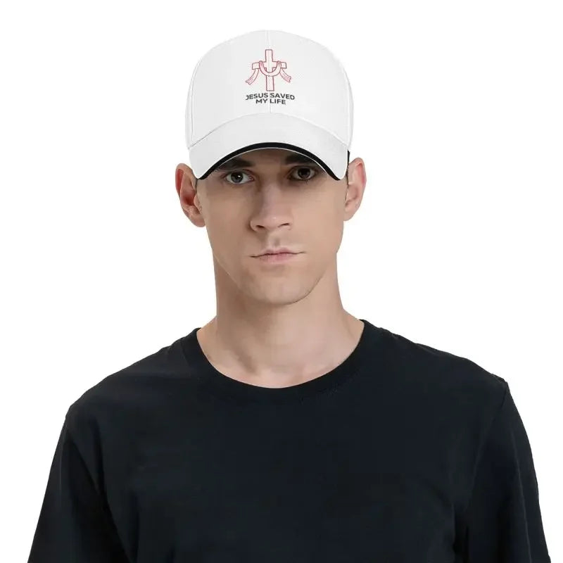 Adjustable Unisex Jesus Saved My Life Baseball Cap