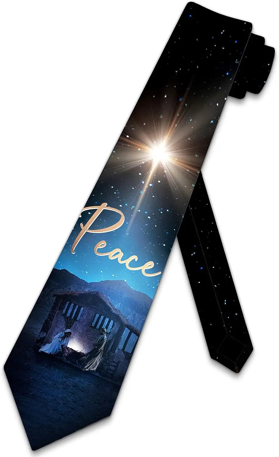 An elegant Nativity Ties for Men, Declaring PEACE!