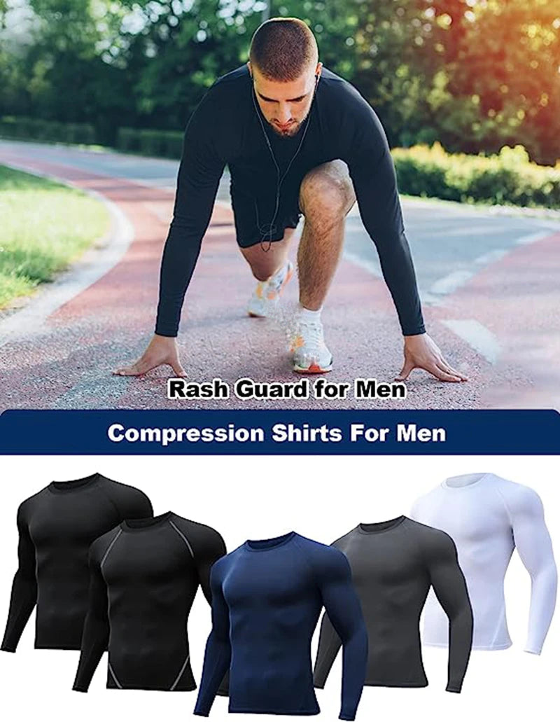 A selection of Graphic Compression Shirt for Christian Men