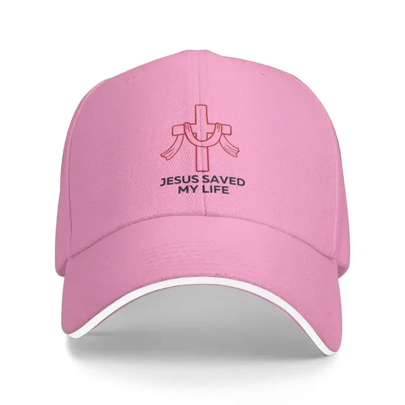 Adjustable Unisex Jesus Saved My Life Baseball Cap