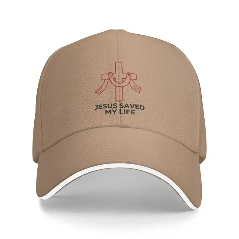 Adjustable Unisex Jesus Saved My Life Baseball Cap