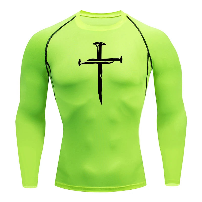 A Selection of Christian Graphic Compression Shirts for Men