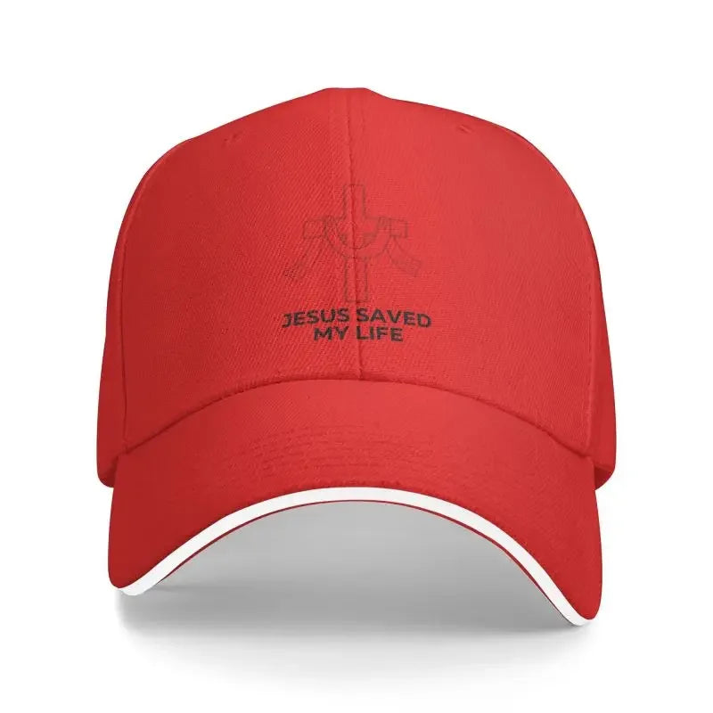 Adjustable Unisex Jesus Saved My Life Baseball Cap