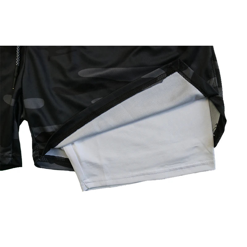 Men’s Performance Shorts, Adorned with Angel Cross and Bible Verse!